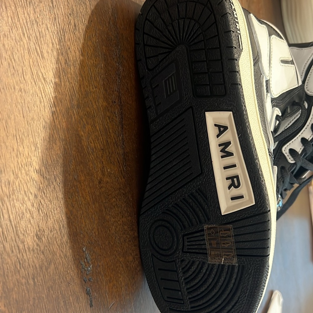 Amiri high top sneakers black-and-white never worn - Picture 3 of 4